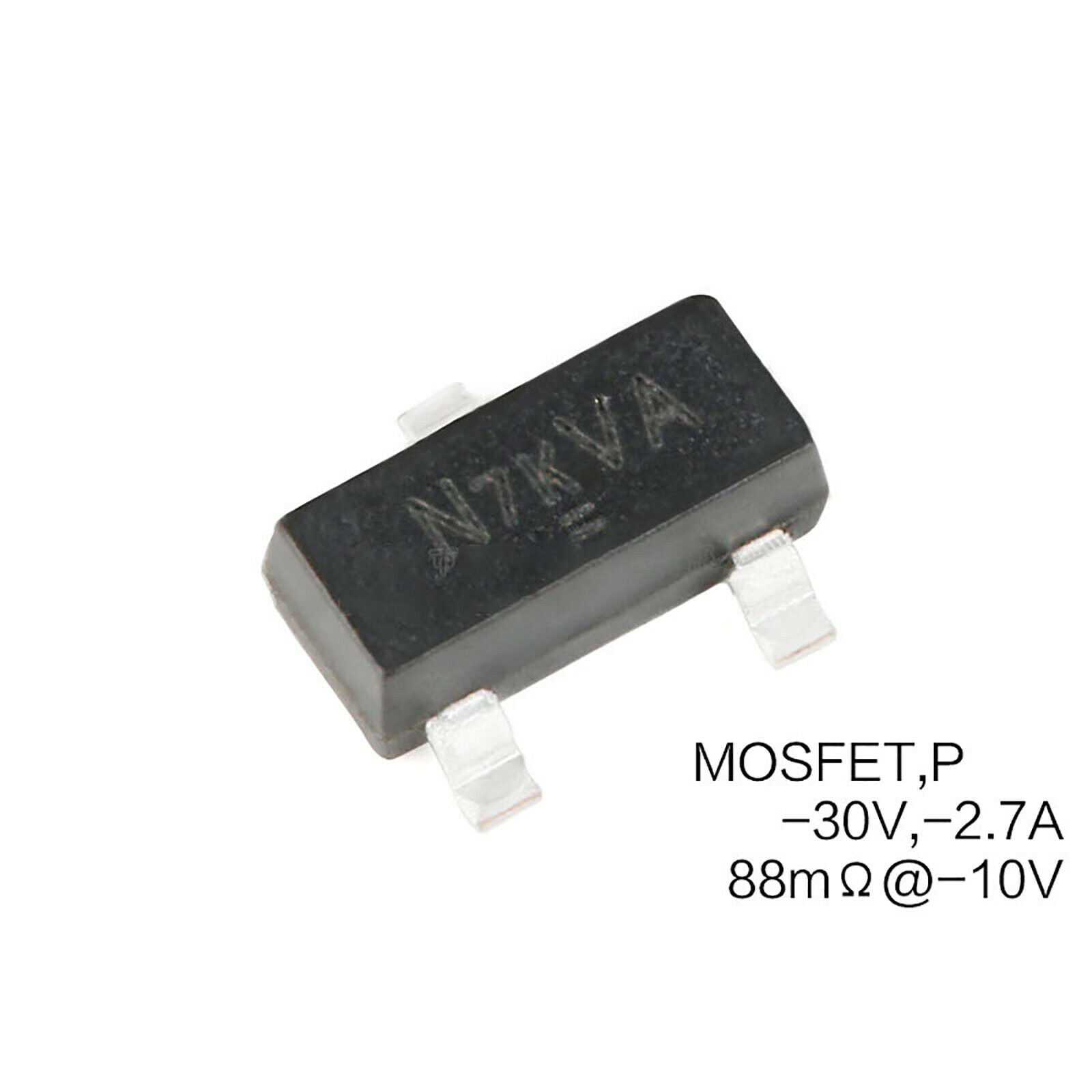 5Pcs SI2307CDS-T1-GE3 Transistor N7 SOT-23 P-Channel  SMD Power MOSFET