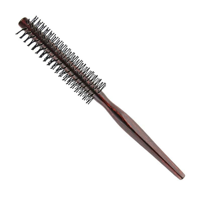 Nylon Round Hair Brush Anti-Static Comb Hairdressing Blow Drying to Style Tool
