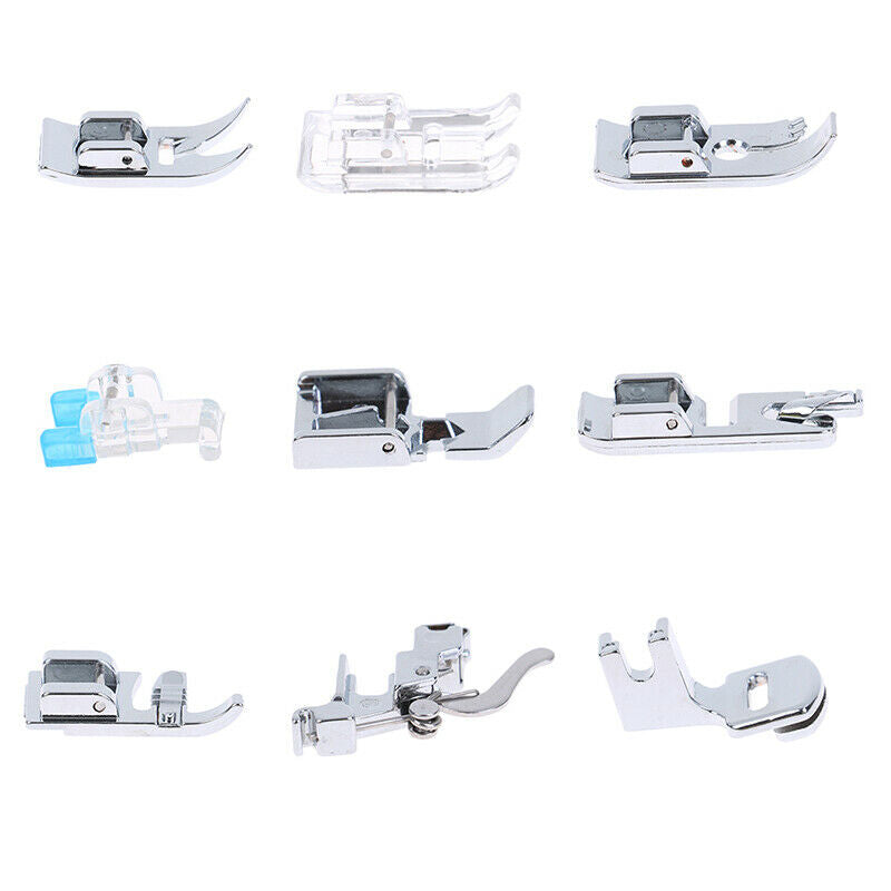 15pcs Sewing Machine Walking Foot Set Feet Kit Sewing Presser Accessories DIBDA