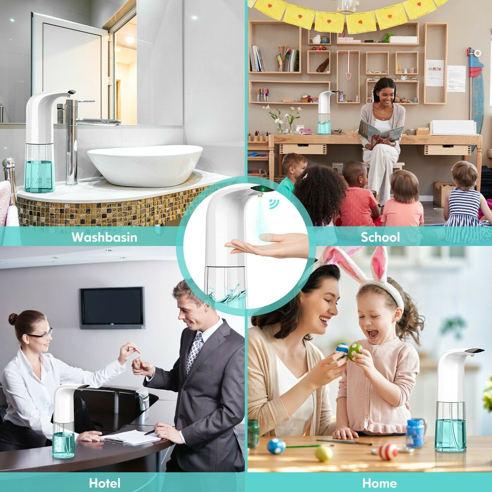Automatic Infrared Soap Dispenser Induction Non-contact Foaming Gel Dispenser