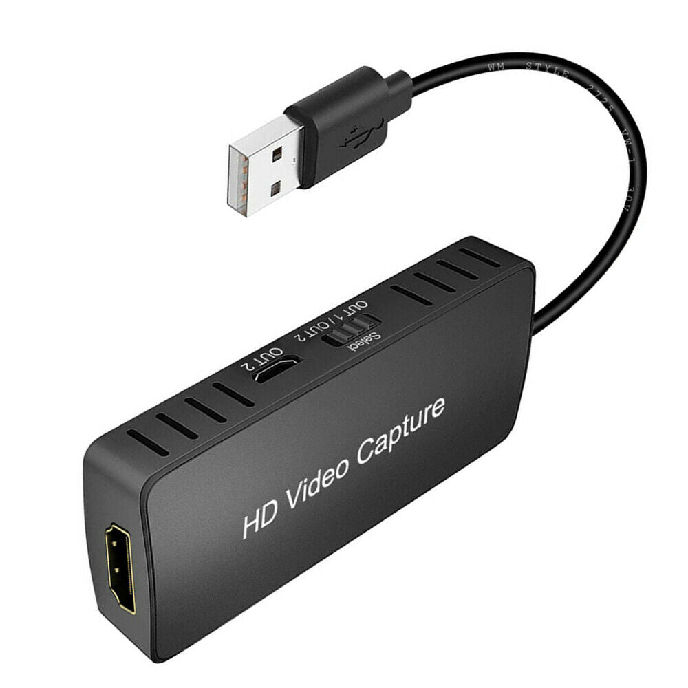 HDMI to USB 2.0 Video Capture Card 1080P 30fps Record For Live Streaming
