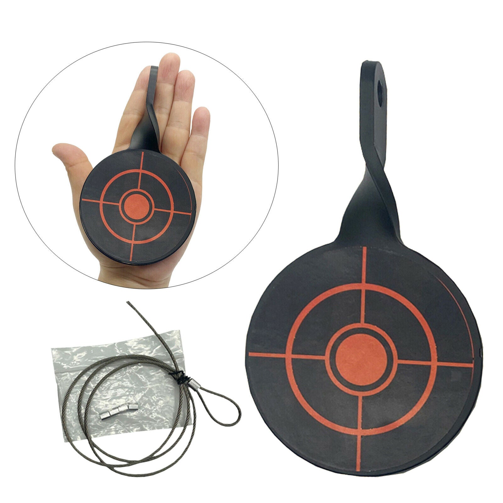 Spinner Shooting Target Plate Round Dia. 8cm Resetting Targets Hunting Tool