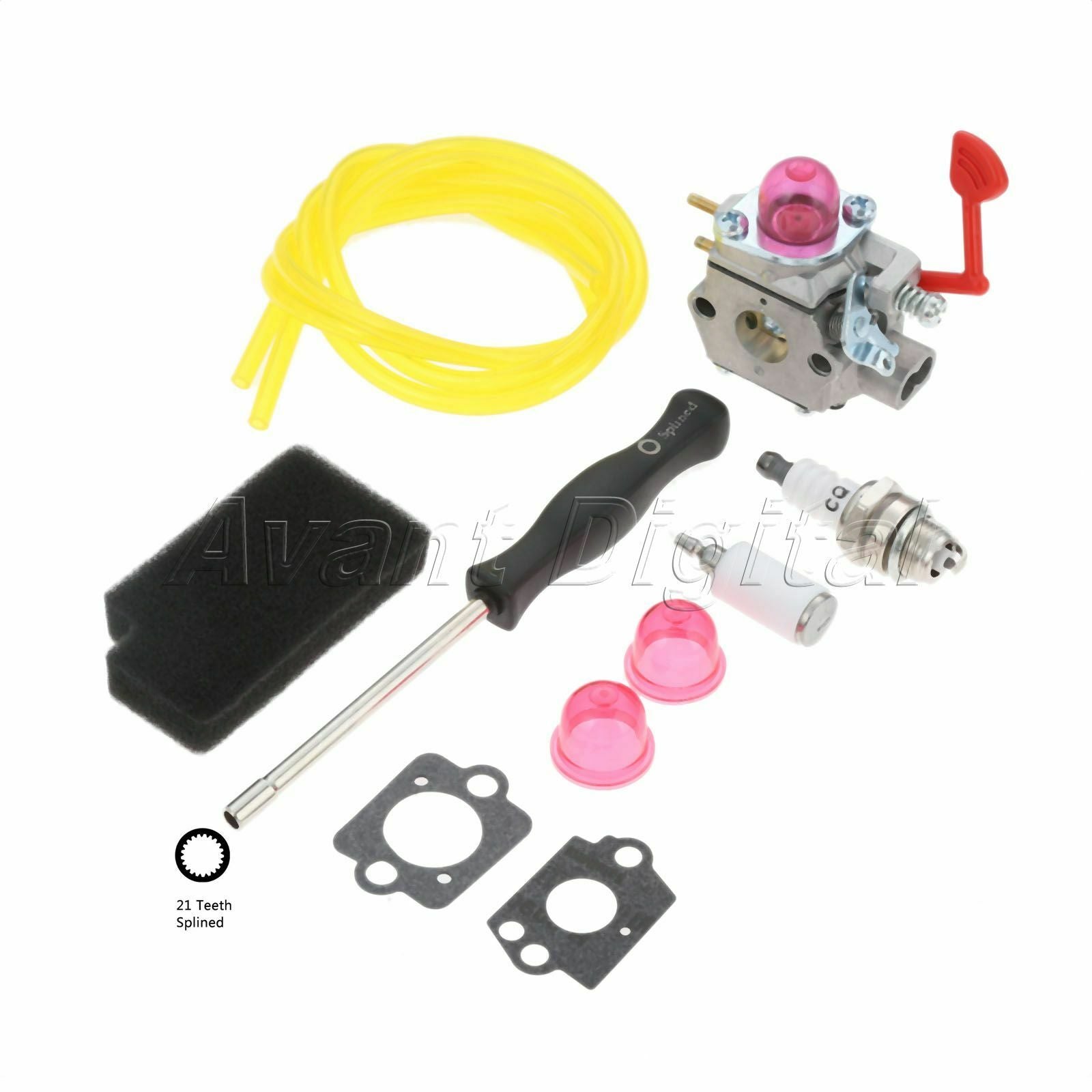 Carburetor & Filter Fit For Walbro WT-875-A Poulan Craftsman Blower BVM200C Set