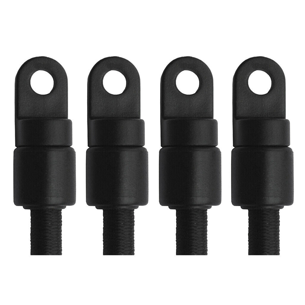 4pcs Nylon Shock Cord End Stop for 6mm Kayak Canoe Boats Bungee Rope Rigging