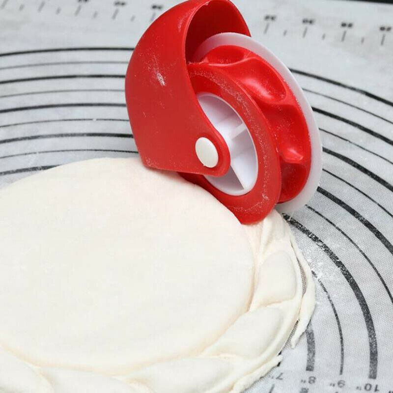2Pcs Kitchen Pizza Pastry Lattice Cutter Pastry Pie Decor Cutter Plastic .l8
