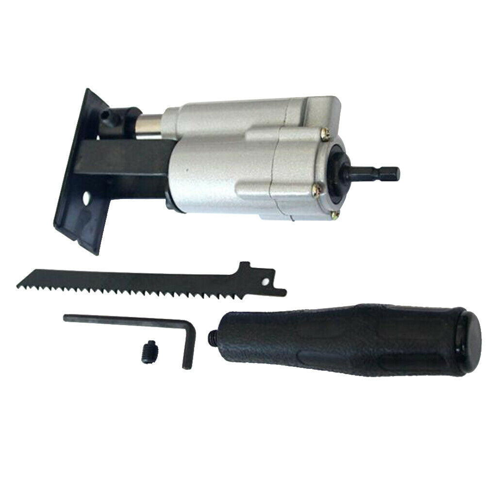 Multi-function Reciprocating Saw Attachment for Change Electric Drill Into