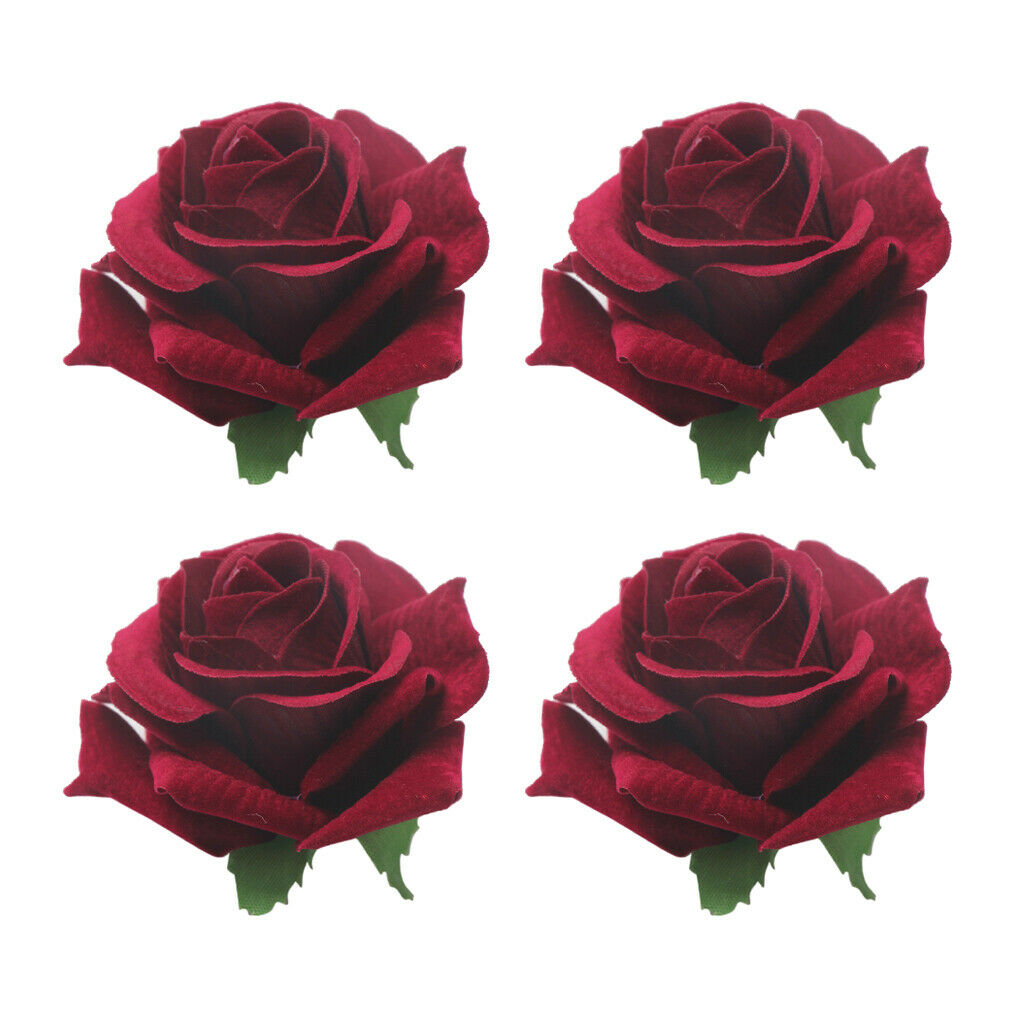 40set Artfifical Flower Bridal Hand Flower Corsgae Flower Sewing Craft Decor
