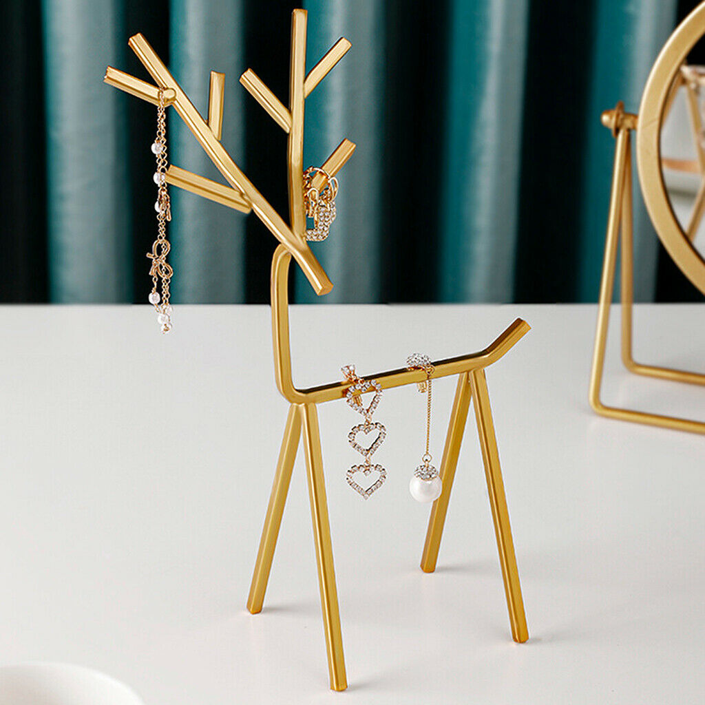 Deer Display Fashion Geometric Ornaments for Store Light Luxury Necklace