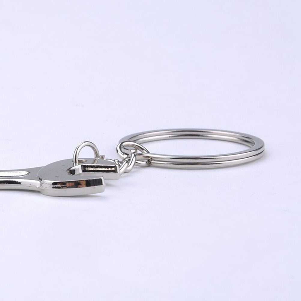 Trendy Metal Stainless Steel Wrench Key Chain Ring Spanner Keyring Keychai.l8