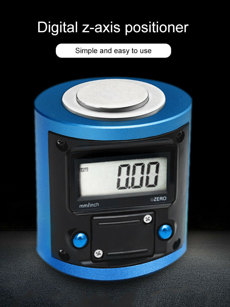 Digital Magnetic Z-axis Dial Zero Gage Offset CNC Metric Inch 0.01 mm/0.0005"