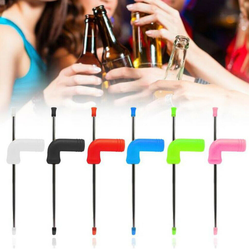 2Pcs Beer Snorkel Dispenser Funnel Party Club Beverage Beer Funnel Dispenser