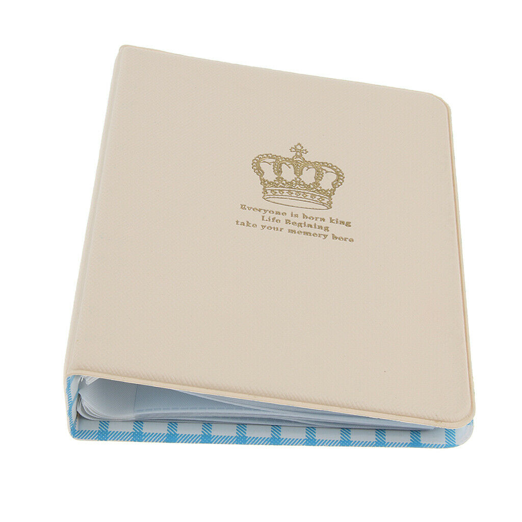 Beautiful Baby Photo Album Memo Book Girl Boy Gift 3x2.5" 64Pocket Yellow
