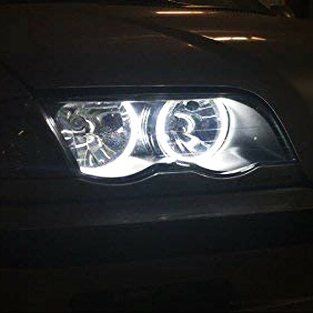 Halogen Headlight 6000k CCFL Angel Eyes Halo Rings Kit For BMW E83 X3