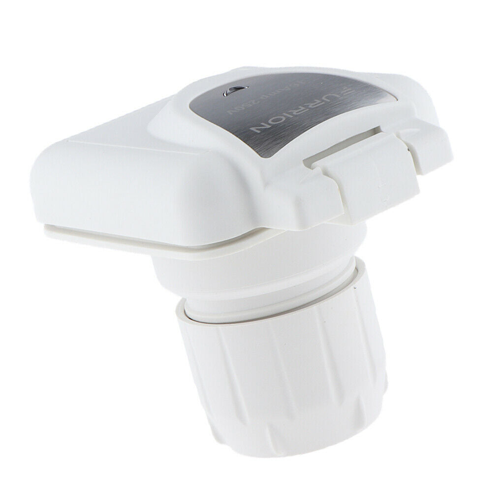 Marine RV Power Cord Twist Lock Plug Inlet Ground Shore 16A 250V