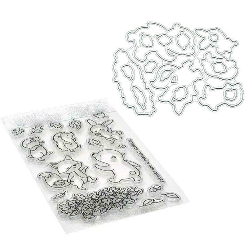 Animal Friends Metal Cutting Dies Stencil DIY Scrapbooking Paper Card Embossing