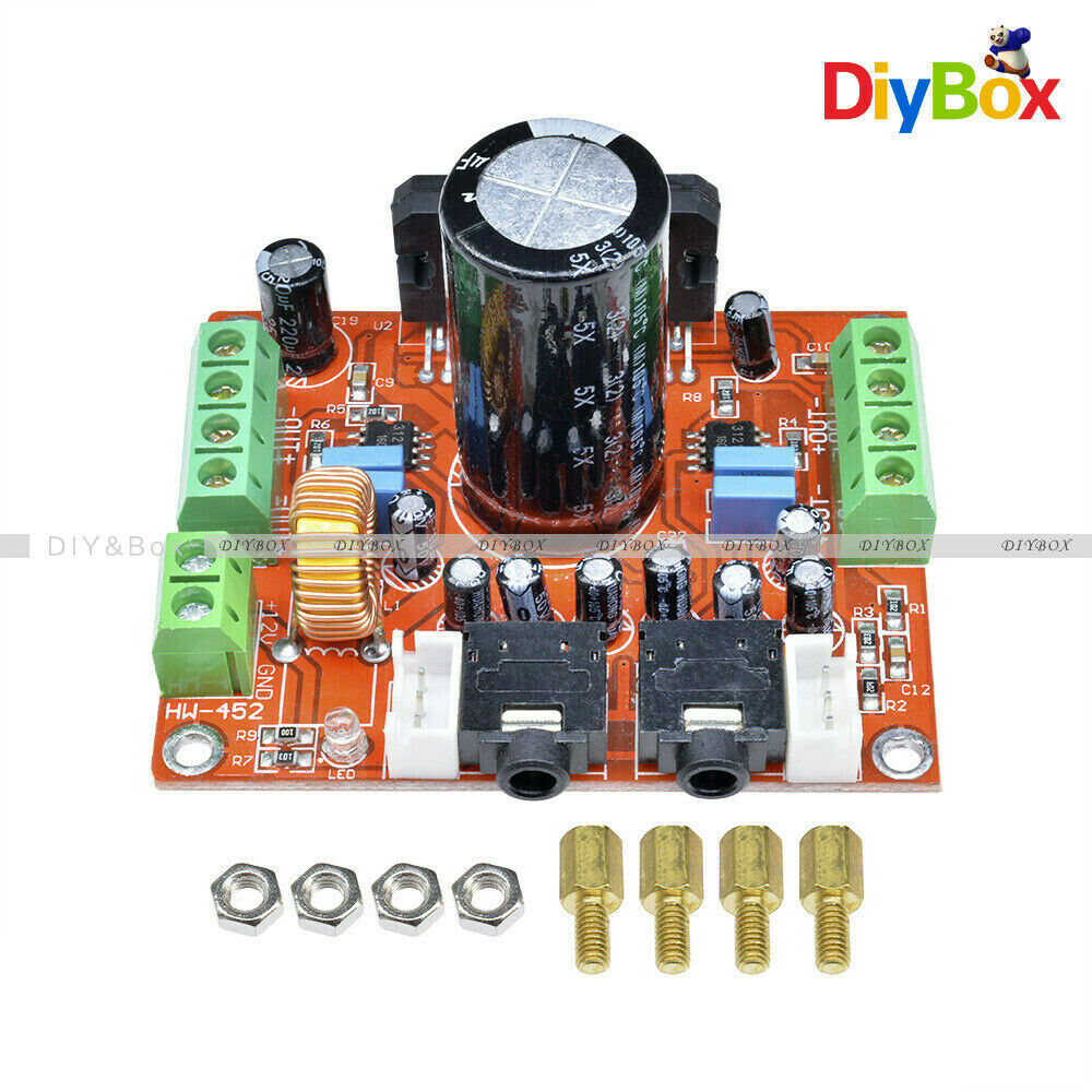 4X50W DC 12V Audio Power Amplifier Board Module With BA3121 Denoiser TDA7850