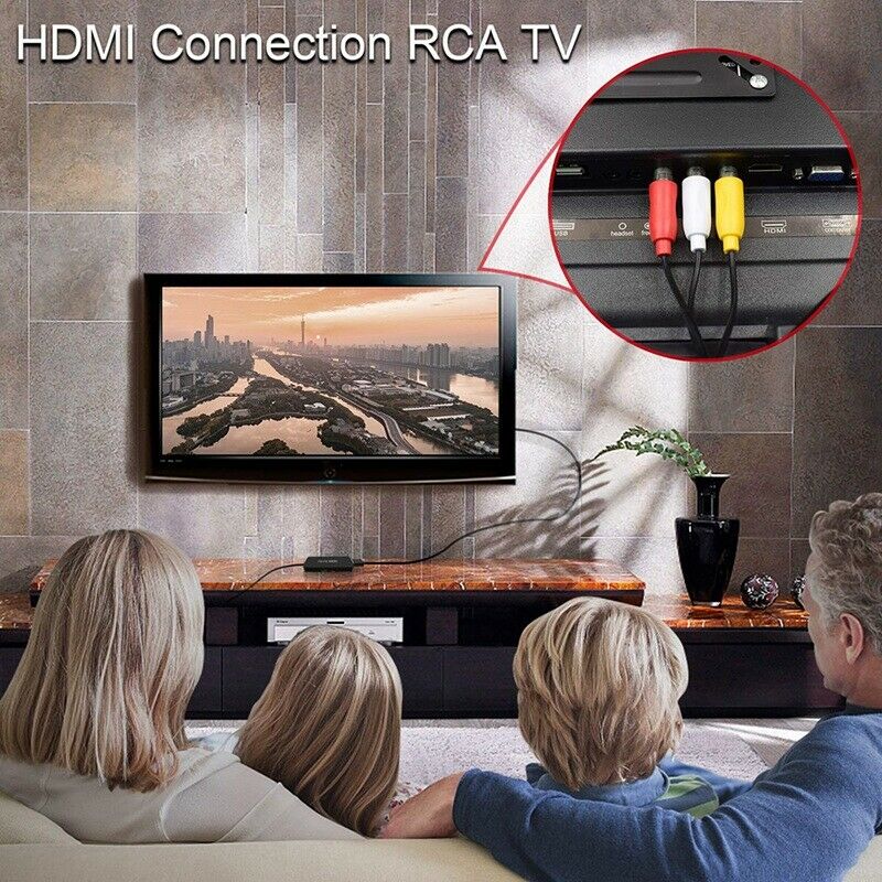 MI-COMPatible to AV Converter Supports Pal/Ntsc Compatible Fire Stick, for AppW8