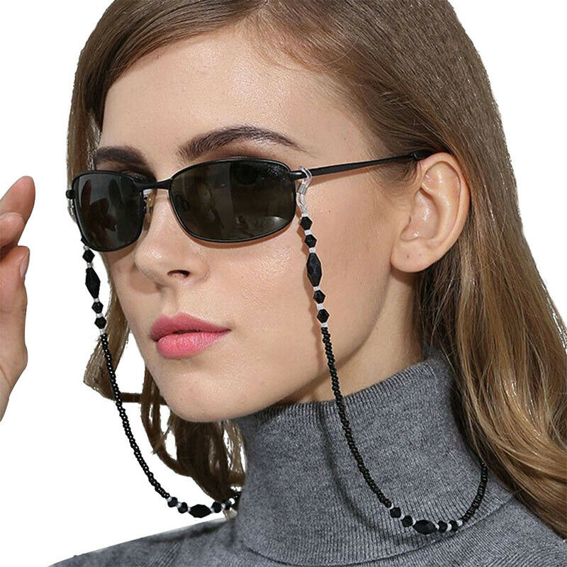 Beads Beaded Eyeglass Cord Reading Glasses Eyewear Spectacles Chain Holde.l8