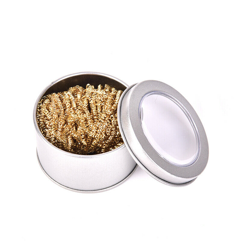 Welding Soldering Solder Iron Tip Cleaner Cleaning Steel Wire With Stand Se SJ