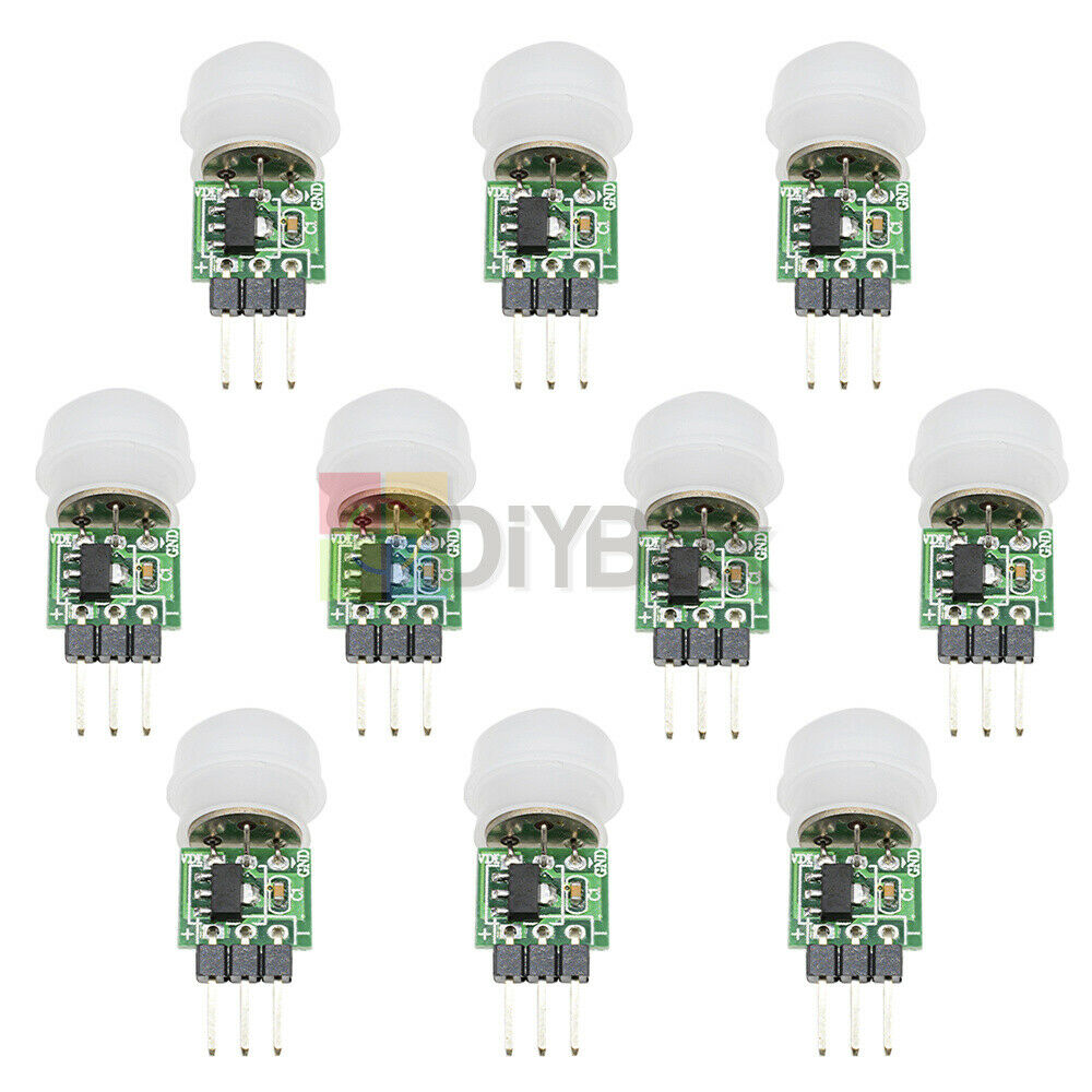 10X AM312 PIR Motion Body Human Sensor Mini IR Infrared Pyroelectric Detector