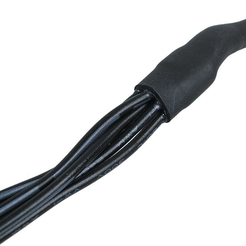 Standard 2 Pin Connector EL Wire Neon Strip Light 3 Way Splitter Cable Black ZB7