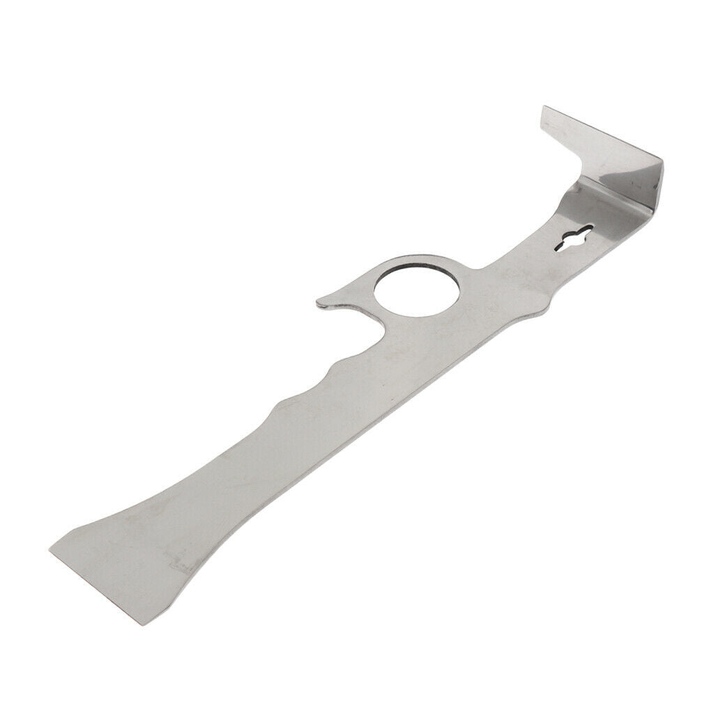 Polished Stainless Steel Beehive Bee Hive Honey Scraper Tool for Beekeepers