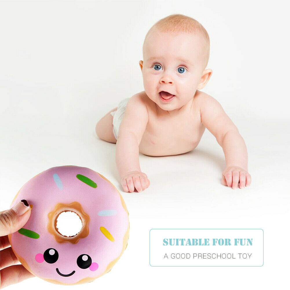 2Pcs Slow Rebound Donut Child Vent Toys For Kids Pinch Decompression Toys