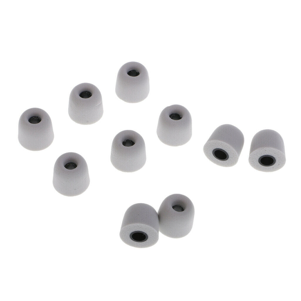 20 Pieces Earbud Memory Foam Eartips Earplug Tips For InEar Headphone 4.5 mm