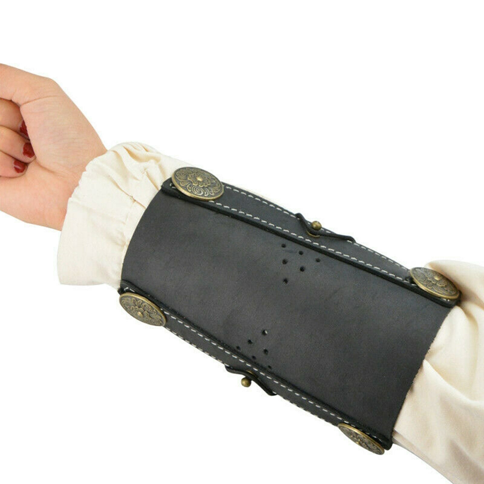 Leather Arm Guard Protector Gear Bow Shooting Target Archery Traditional BK CA