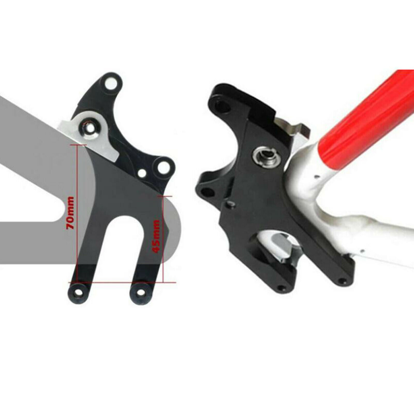 Alloy Disc Brake Adapter Road Bike V Brake to Disc Brake Bracket Converter