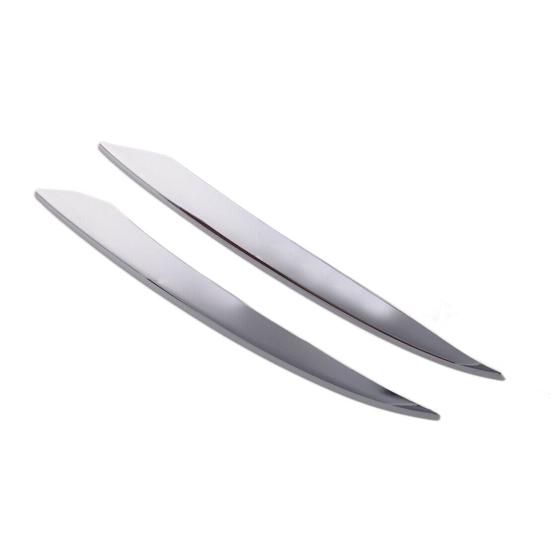 Front Bumper Grille Fog Light Trim Fit For Mercedes Benz E Class C238 Chrome
