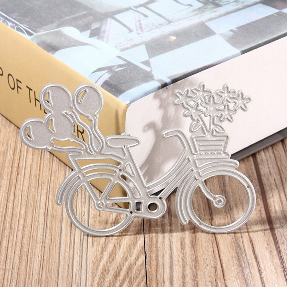Bicycle Metal Cut Die Stencil Cartes Scrapbooking Album Photo NkJ Tt