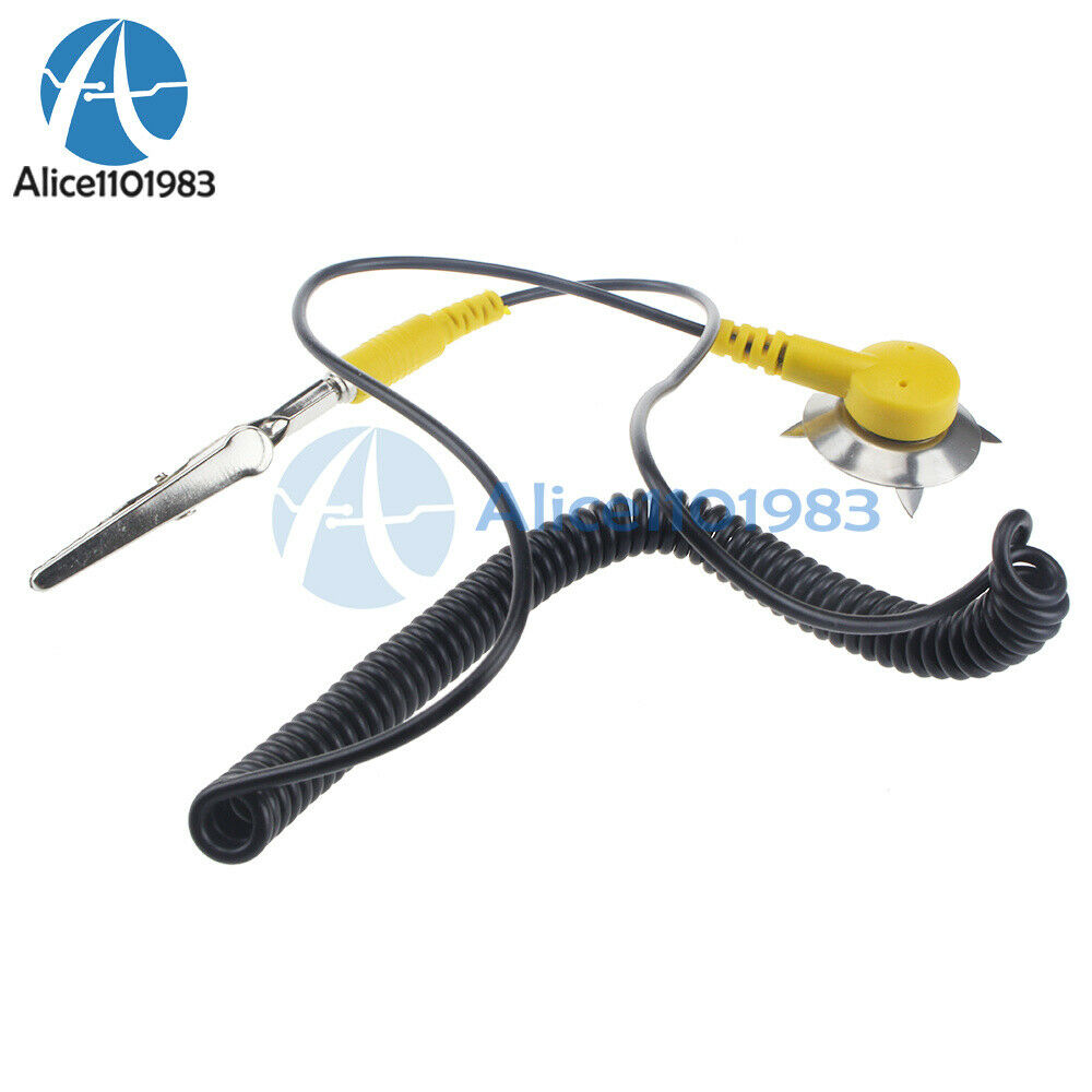 Anti-Static Coil Cable Anti Static ESD Mats Grounding Point Cord