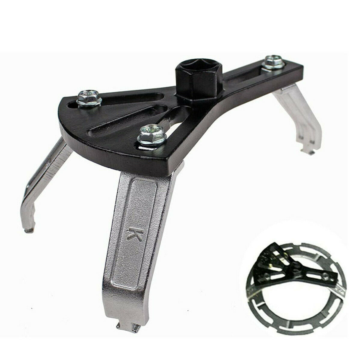 1x Universal Fuel Tank Lock Ring Removal Tool Adjustable Fuel Pump Repair Wrench