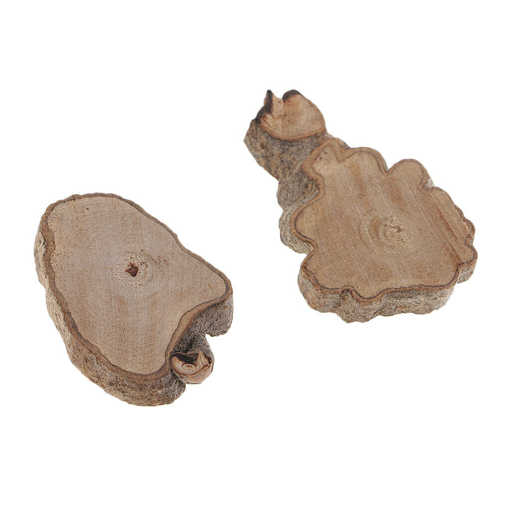 30 Pieces 20 40mm Rustic Wood Timber Log Slices Natural Tree Bark