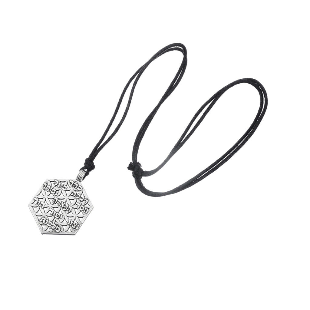 Pendant Chain Necklace Engraved Flower Knotted Adjustable Chain Jewelry