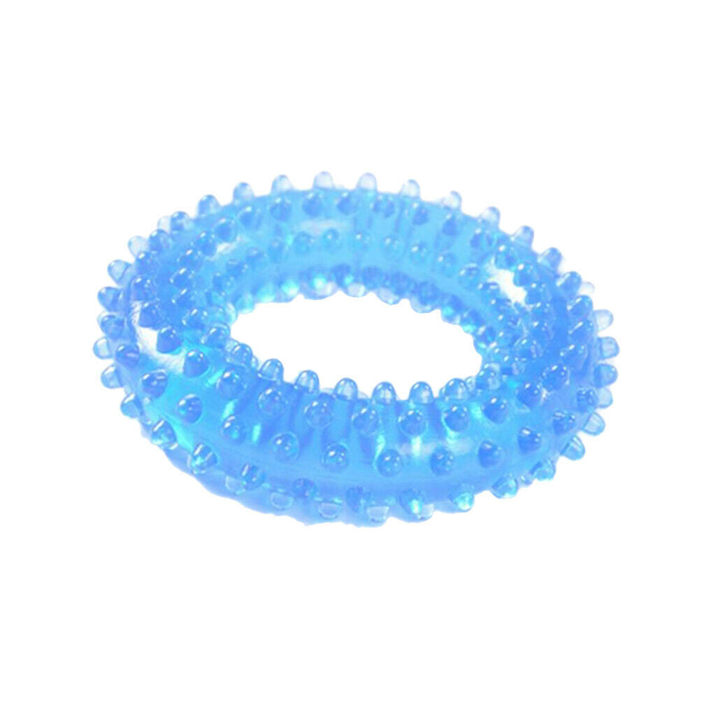 Hand Forearm Strengthener Gripper Rubber Ring Finger Exerciser Blue 40LB