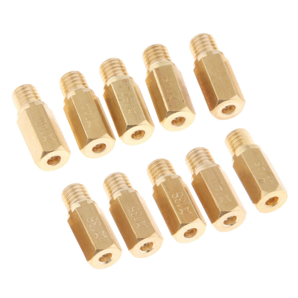 10x Main Jet Kit For OKO KOSO CVK 145 Carburetor ATV Buggy Go Karts 150cc