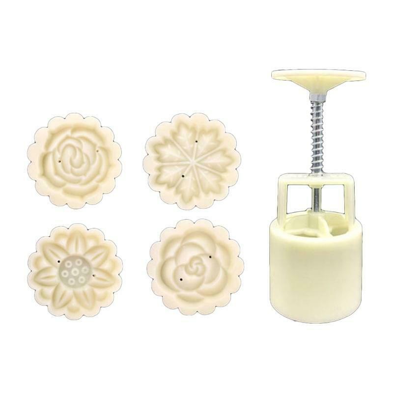 50g Flowers Shaped Pastry Mooncakes Cakes Molds Mooncake Cookie Moulds Cutters