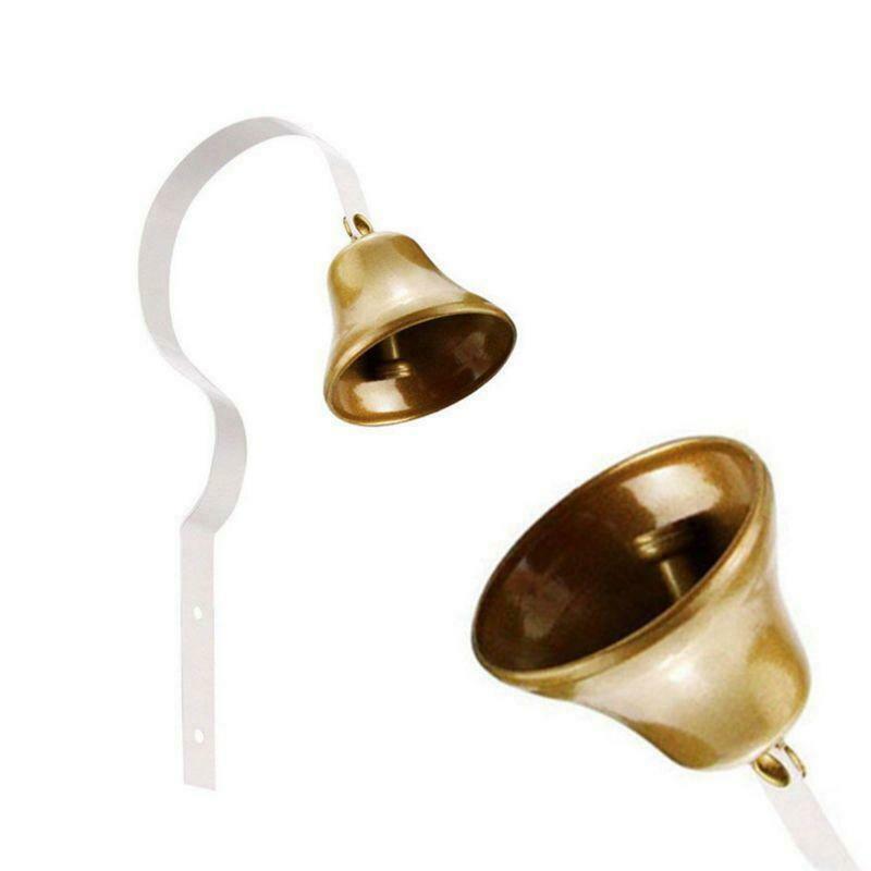 Retro Wall Mounted Hanging Bell Metal Shopkeeper Doorbell Dog Training Bells