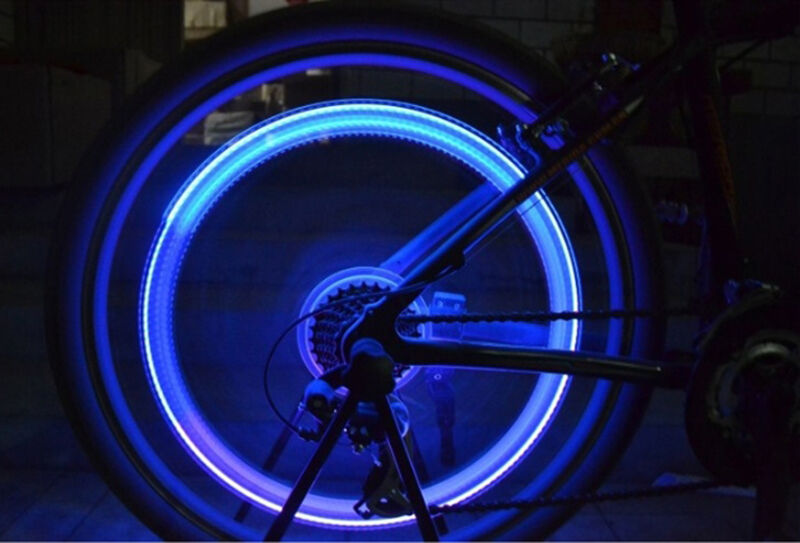 4x LED Lamp Flash Tyre Wheel Valve Cap Light For Car  Bike Magnetic Coz.l8