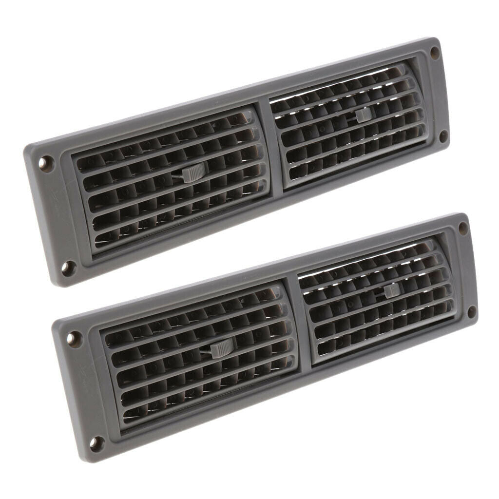 2pcs Universal A/C Air Vent Exhaust Outlet Grill Cover for Yacht RV Marine Boat
