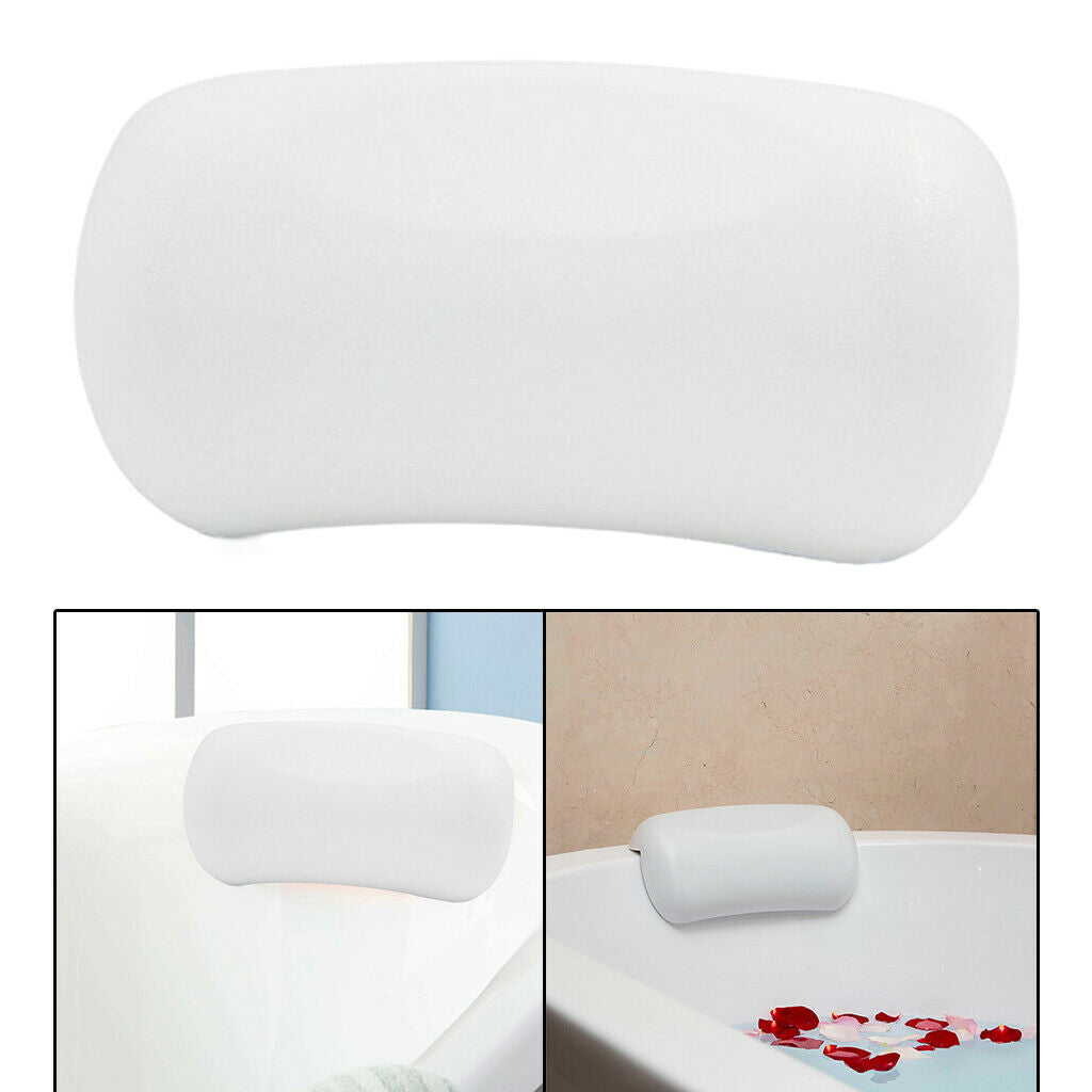 Bath Pillow Non-slip Bathtub Headrest Neckrest Pillow Cushion for Men Women
