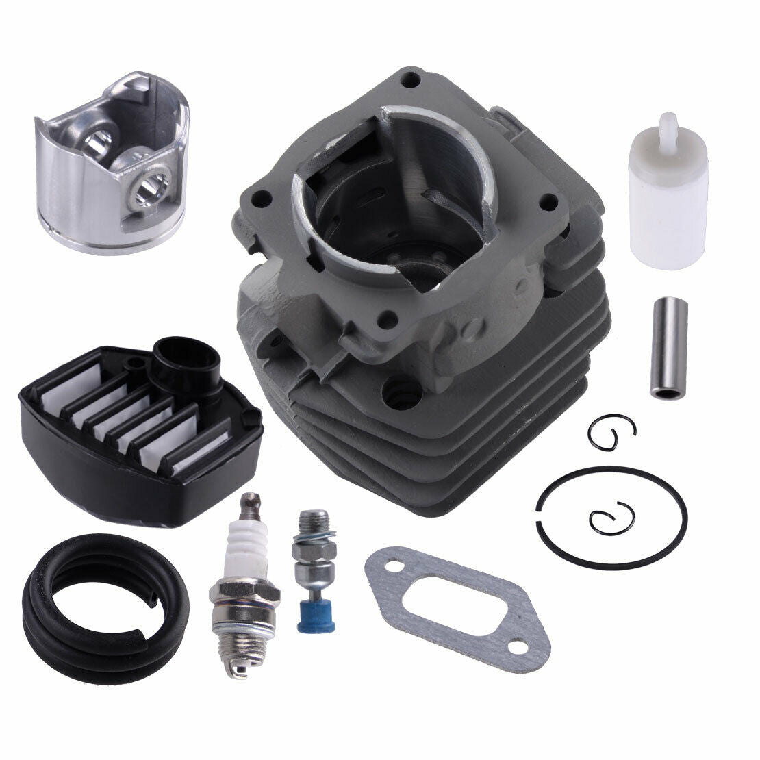 47mm Cylinder Piston Set Fit for Husqvarna 357XP 359 357 XP Air Fuel Filter Ring