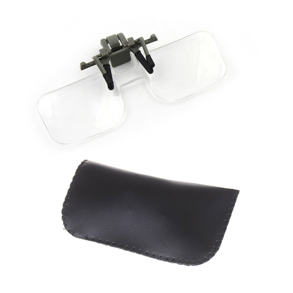 Magnifier Clip On Glasses Magnifying Glasses Eyeglasses Watch Repair Too.l8