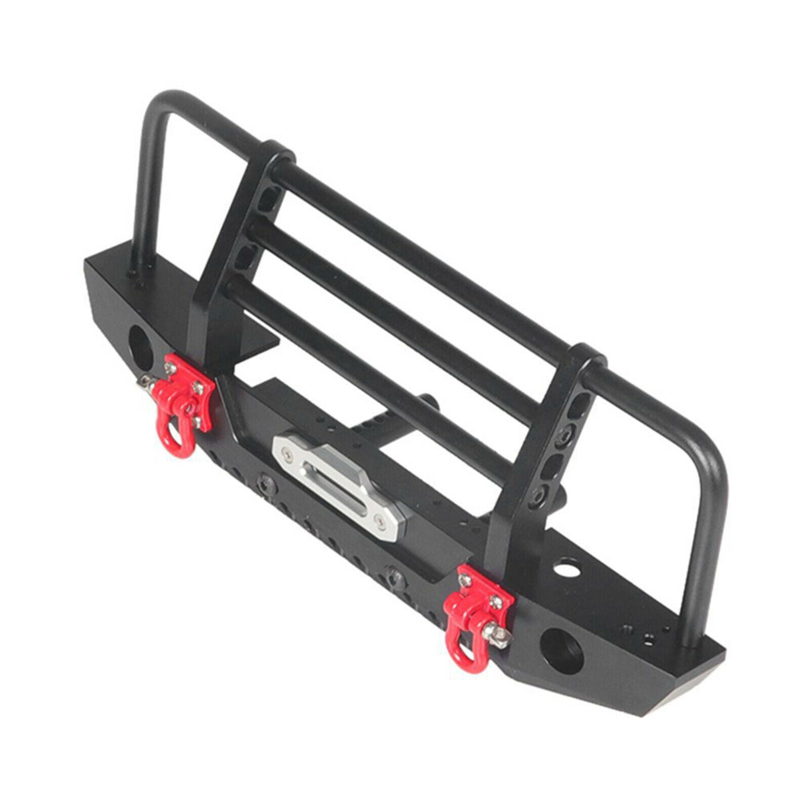 1: 10 RC Car Metal Anticollision Front Bumper for SCX10II 90046 Parts Black