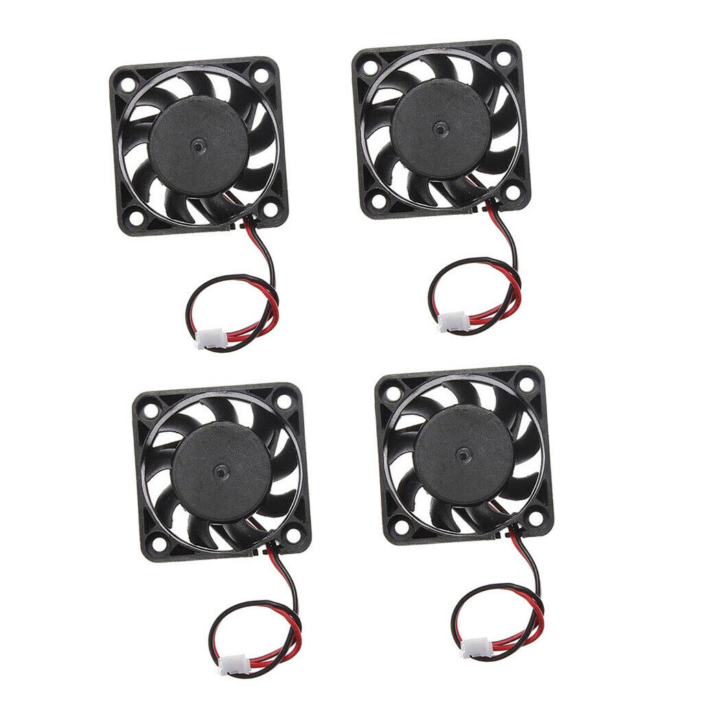 12pcs Mini Plastic Tabletop Cooling Fan 40mm Silent Fan Grill For Desktop