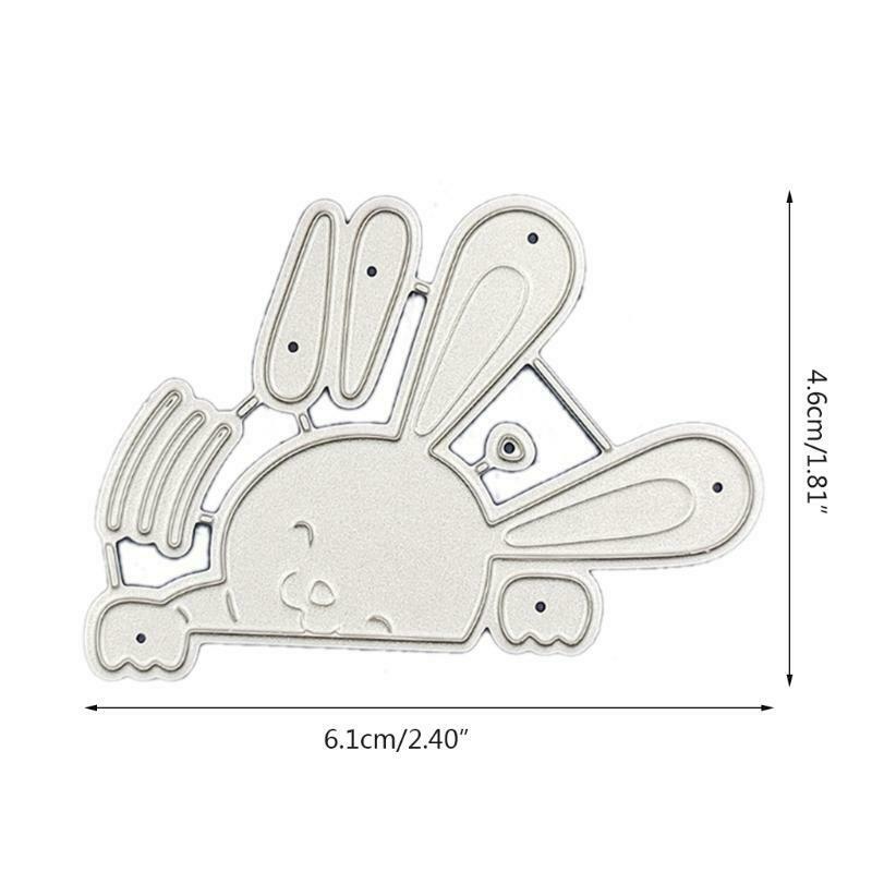 Rabbit Metal Cutting Dies Stencil DIY Scrapbooking Album Paper Template