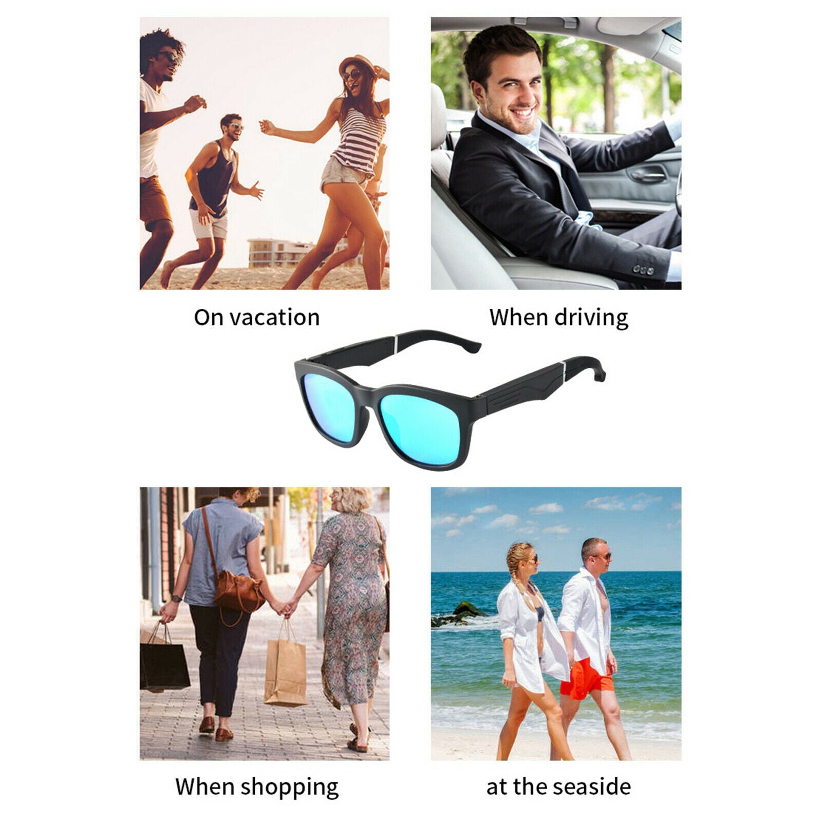 Audio Sunglasses Smart Bluetooth Music Headphone Glasses For Smart Phone