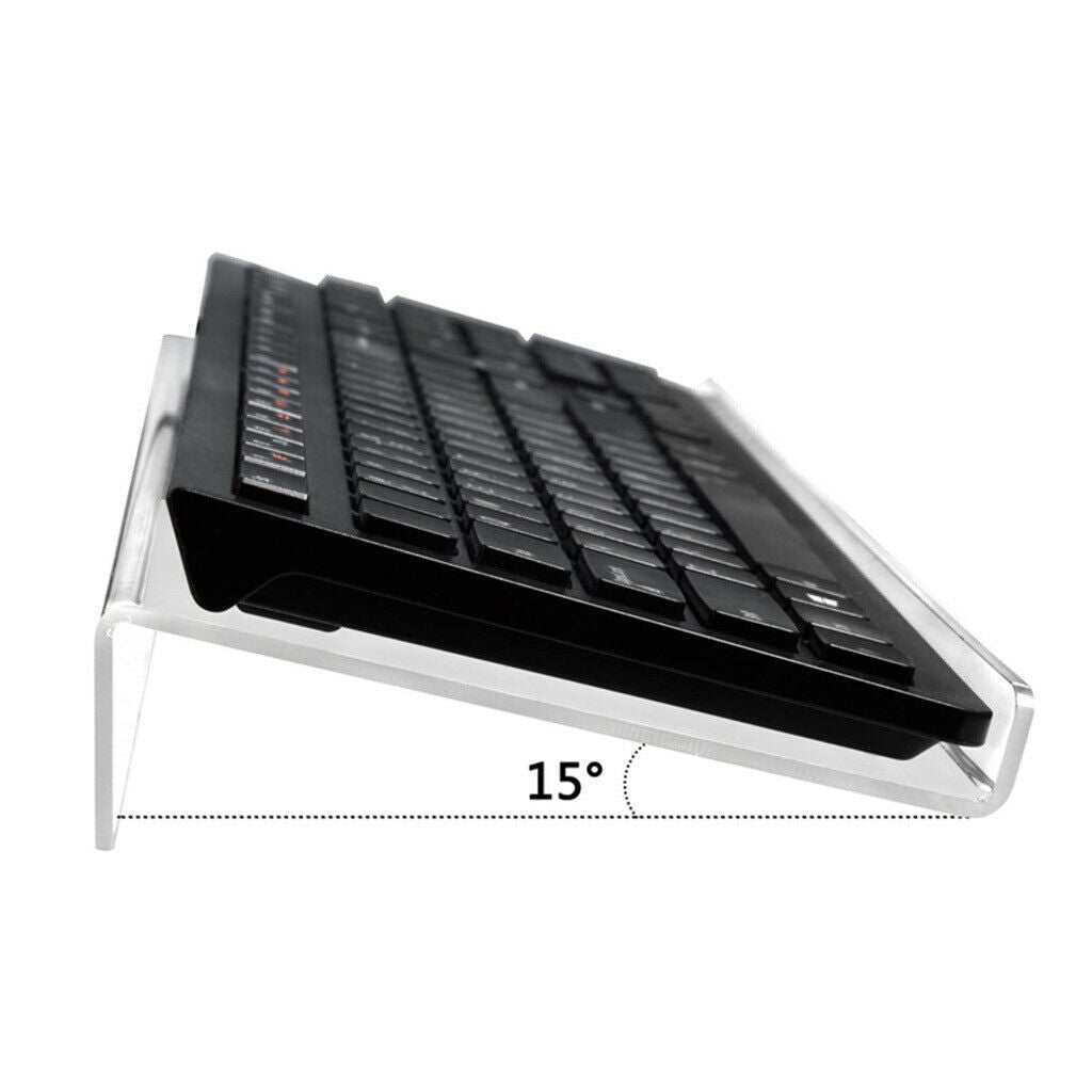 2 Pieces Computer Keyboard Stand Holder for Office School Typing and Working